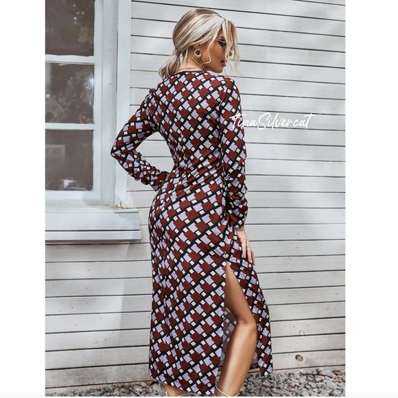 Zara Printed Midi Dress Sz S, L NWT - Picture 11 of 12